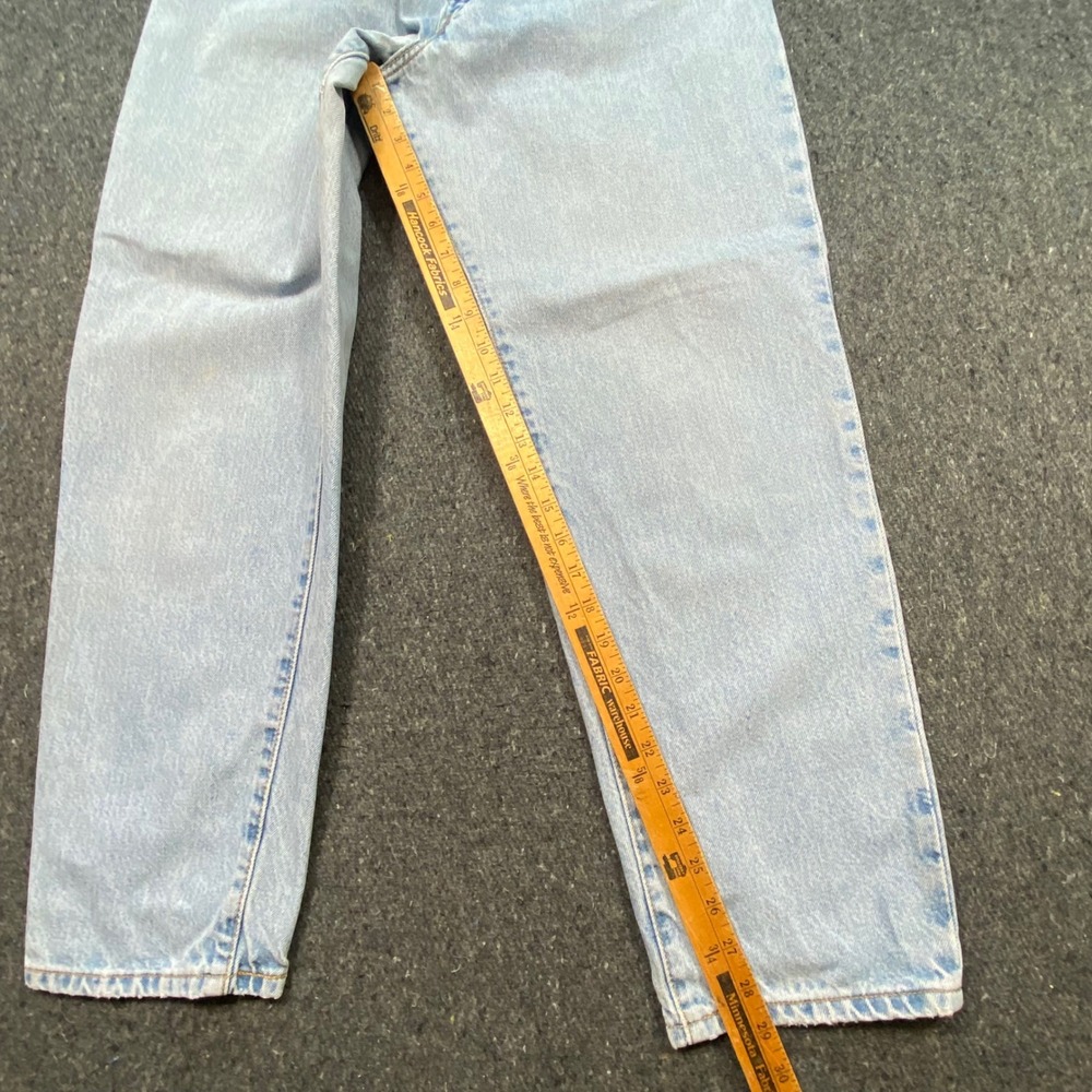Levi 550 Jeans 16 Womens Light Blue Skater Classic Relaxed Tapered Leg TShirt - Picture 11 of 13